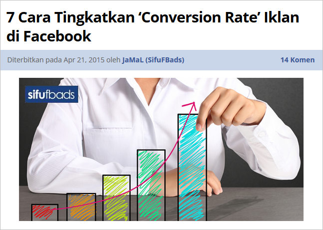 7 Cara Tingkatkan ‘Conversion Rate’ Iklan di Facebook